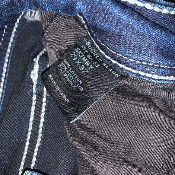 Buckle Black Denim - Picture 6 of 9